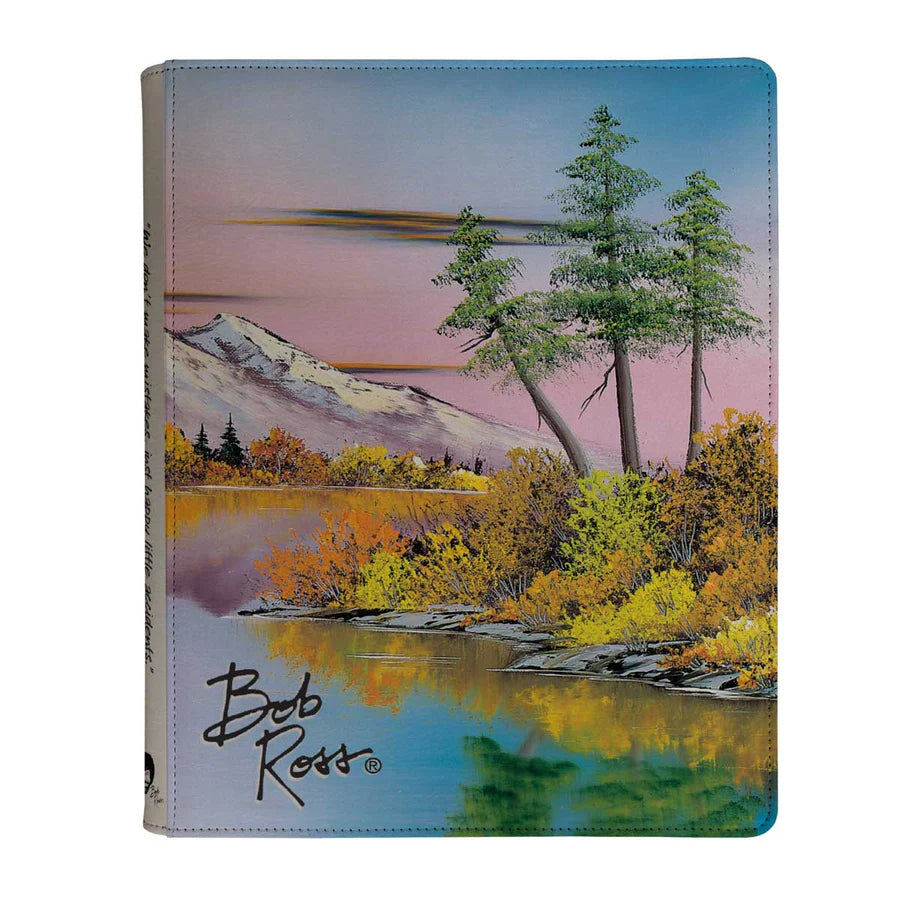 Binder: PRO 9-Pocket ZIpper- Bob Ross Mighty Mountain Lake